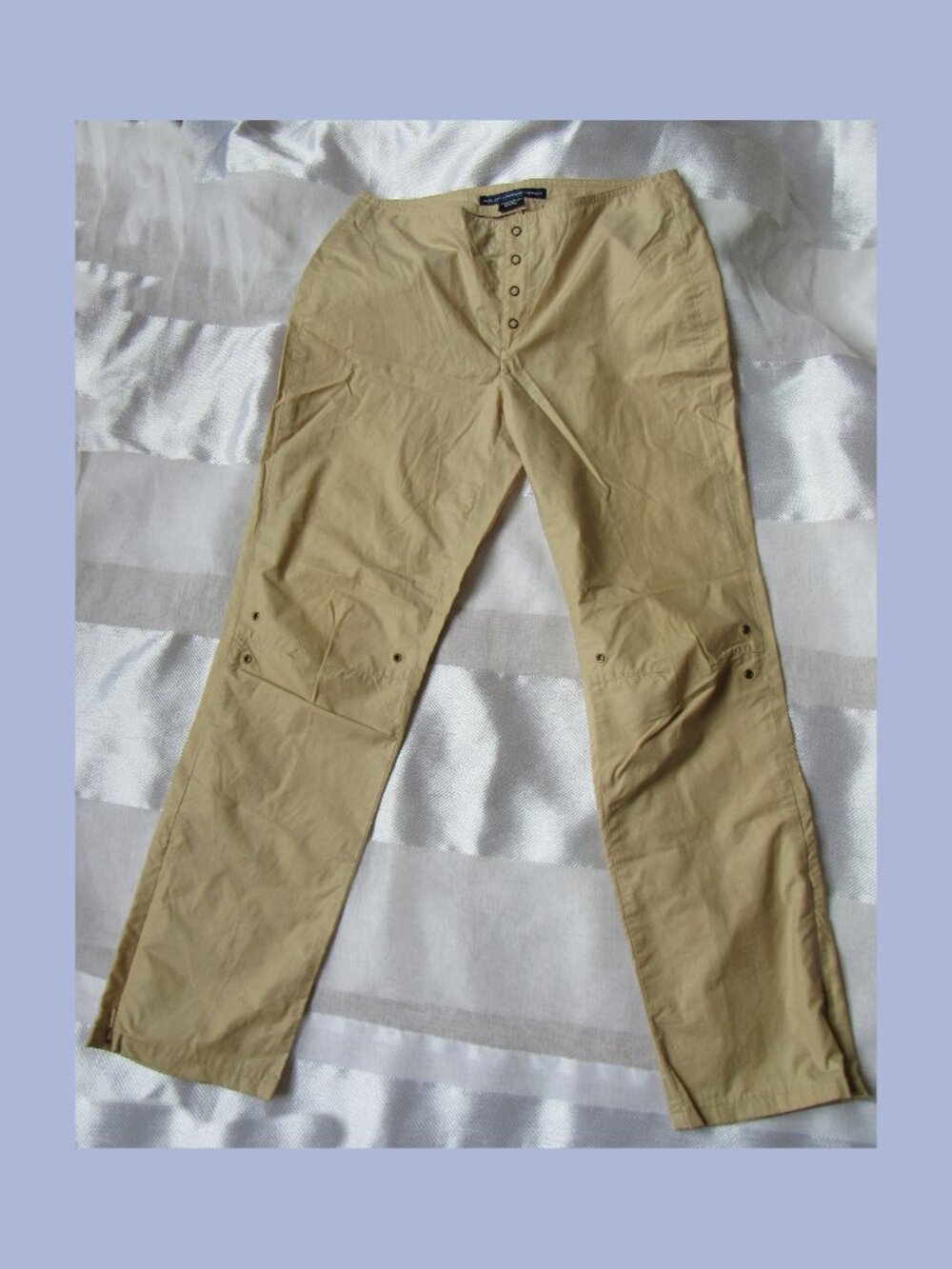 RALPH LAUREN SPORT PANTS WOMENS 4 BEIGE (tan),cotton blend